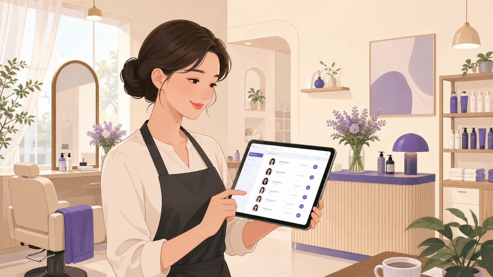살롱폼 동의서 관리 화면